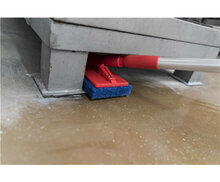 Vikan Hygi&euml;ne Padhouder Steelmodel 230mm Rood