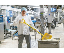 Vikan Ergonomische Schop Lange Steel 1310mm Geel