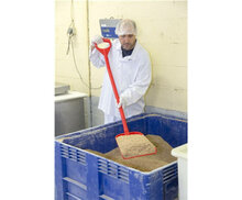 Vikan Ergonomische Schop Lange Steel 1280mm Rood