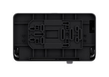 Satino Hyginity Dispenser dubbele rol toiletpapier Zwart MT1