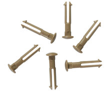 Vikan 6 x Pin Reserveonderdeel Voor De 1011 en 1013 Bruin