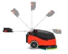 Numatic HTB1840 Henry schrob-zuigmachine enkel batterij