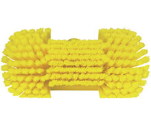 Vikan Hoekverstelbare Zachte  Borstel Met Watertoevoer Geel