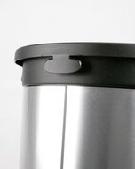 Vileda Iris Round afvalbak 50l RVS look (excl. deksels)