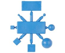 Vikan Hygi&euml;ne Testkit Voor Metaaldetectie 55mm Blauw