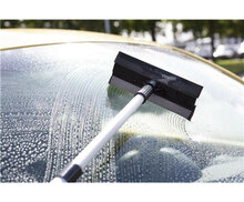 Vikan Transport Raamwisser Met Spons En Telescoopsteel 60-125 cm Zwart