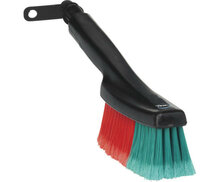 Vikan Transport Waterdoorlatende Handborstel 360mm Zachte Gespleten Vezel Rood/Groen