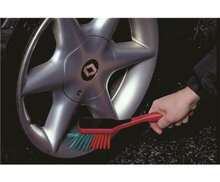 Vikan Transport Kleine Handborstel 310mm Zachte Gespleten Vezel Rood/Groen