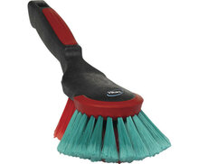Vikan Transport Handborstel 320mm Zachte Gespleten Vezel Rood/Groen