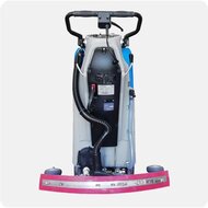 iVo Blue line Giampy 20B schrobzuigmachine inc. 1x borstelhouder, 2x BATTERY 12V 110Ah/20H 85Ah/5h en 1x lader