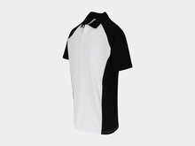 Herock BRABO Tweekleurig polo met korte mouwen Wit/Zwart