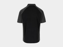 Herock BRABO Tweekleurig polo met korte mouwen Zwart/Antraciet