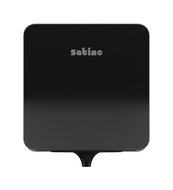 Satino Hyginity Centerfeed poetsroldispenser Plus Zwart CF1