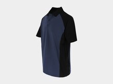 Herock BRABO Tweekleurig polo met korte mouwen Navy/Zwart