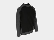 Herock BORIS Tweekleurig Sweater Zwart/Antraciet