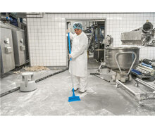 Vikan Ergo Steel Aluminium handgreep Blauw 1510 mm &Oslash;31mm 