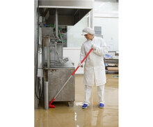 Vikan Ergo Steel Aluminium handgreep Rood 1510 mm &Oslash;31mm 