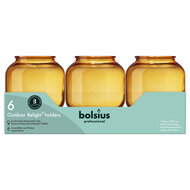 Bolsius Relight houder 'Sphere' doos 6 Amber
