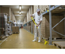 Vikan Ergo Steel Aluminium handgreep Geel 1510 mm &Oslash;31mm 