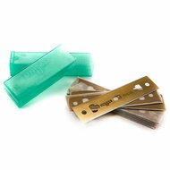 Unger Carbonstaal Glasschrapermessen 10 cm &ndash; 10 etuis &agrave; 25 messen