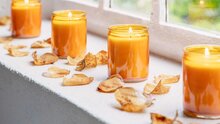 Bolsius Star Light glas Amber doos 30 stuks 50 branduren