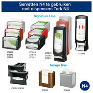 Tork Xpressnap&reg; Extra Zachte dispenserservet Premium N4 2-laags Wit &nbsp;8x1.000st, 8.000st/doos