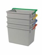Numatic Grijze emmer 10 liter met groene hendel t.b.v. EM. 