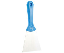 Vikan RVS Handschraper Breed 100mm Blauw