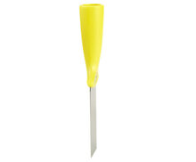 Vikan RVS Handschraper Met Schroefdraad Smal 50mm Geel