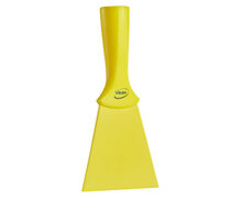 Vikan Nylon Handschraper Met Schroefdraad Breed 100mm Geel