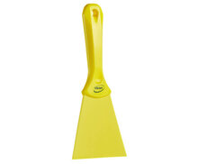 Vikan Nylon Handschraper Breed 100mm Geel