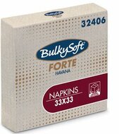 Bulkysoft servetten 2lgs 33x33cm, doos 2000 stuks - Havana