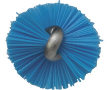 Vikan Pijpborstel Midium Voor Flexibele Kabel &Oslash;12, 200mm Blauw