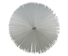 Vikan Pijpborstel Medium Voor Flexibele kabel &Oslash;90, 200mm Wit