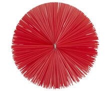 Vikan Pijpborstel Medium Voor Flexibele Kabel &Oslash;120, 210mm Rood