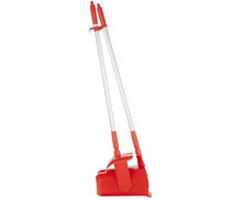 Vikan Afsluitbare Stoffer en Blik Met Bezem 350mm Rood