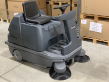 Numatic Veeg-zuigmachine NU12 TRS 2 graphite (2 zijborstels)