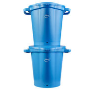 Vikan 20L Emmer Met Schenktuit en Maatverdeling Blauw