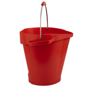 Vikan 20L Emmer Met Schenktuit en Maatverdeling Rood