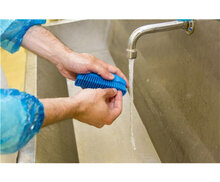 Vikan Hygi&euml;ne Harde Nagel/Werkborstel Klein S 130mm Blauw