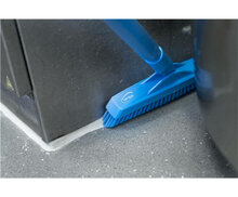 Vikan Voegenborstel Flexibele Nek Extra Hard Blauw 225mm