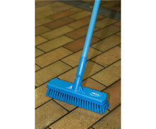 Vikan Harde Vloerschrobber Blauw 305mm