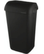 Vendor Afvalbak Kunststof Laag 23 Ltr Black