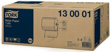 Tork Basic Rol Poetspapier 1-Laags Wit W6, 6rol/doos