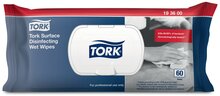 Tork Desinfecterende Vochtige doekjes voor oppervlakken, 60 stuks