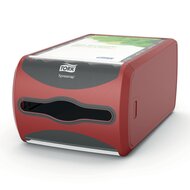 Tork Xpressnap Dispenser Counter N4 rood, per stuk 