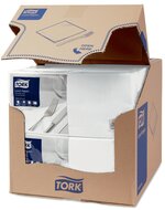 Tork Lunchservet  2-Laags Wit 1/4 vouw, 10x200st, 2.000st/doos