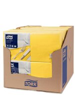 Tork Lunchservet  2-Laags Geel 1/4 vouw, 10x200st, 2.000st/doos