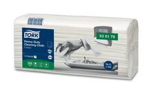 Tork Heavy-Duty Gevouwen Reinigingsdoek 1-Laags Wit W4, 4x105st, 420st/doos 