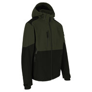 Herock Ragnar Softshell Jas Donker Kaki/Zwart